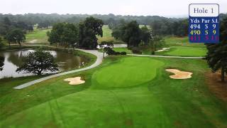 Hadley Wood Golf Club  Hole 1 [upl. by Ahsiuq]