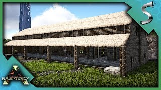 BUILDING THE EQUUS STABLES AT THE HIGHLANDS FARM BASE  Ark RAGNAROK DLC Gameplay S3E37 [upl. by Redmund866]