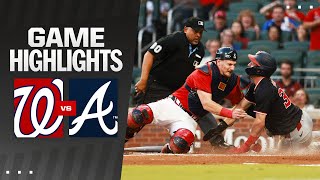 Nationals vs Braves Game Highlights 82324  MLB Highlights [upl. by Lennahs]