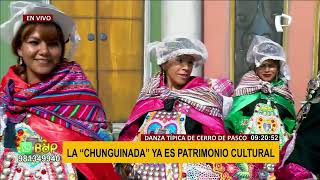 Danza típica de Cerro de Pasco La “Chunguinada” llega a la Esquina de la Televisión [upl. by Ainelec]