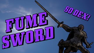 Dark Souls II Fume Sword 80 dex [upl. by Eiddam]