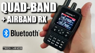 JIANPAI 8800 QUADBand Handheld Radio With Airband Receive [upl. by Yup]