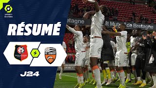 STADE RENNAIS FC  FC LORIENT 1  2  Résumé  SRFC  FCL 20232024 [upl. by Elidad]