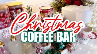 DIY Christmas Coffee Bar  Decorate with Me Christmas 2024 [upl. by Acim]