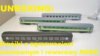 UNBOXING Dwójki z ogrzewaniem nawiewnym i rowerowy ROBO [upl. by Xanthus]