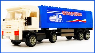 City ​​of masters 8855 KAMAZ truck  Truck for Lego fans [upl. by Ibbetson]