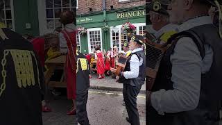 Westminster Morris Dancers Spotted Outside The Prince of Wales Pub [upl. by Azilef400]