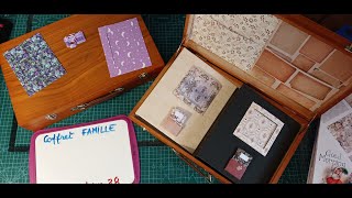 Coffret de famille albums photos scrap [upl. by Natrav740]