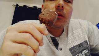 ASMR  Eating  Häagen Dazs ice Cream Bar [upl. by Cornelle792]