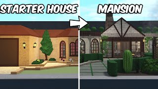 RENOVATING the STARTER MANSION in BLOXBURG [upl. by Boleyn]