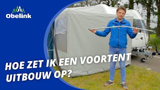 Uitbouw voortent opzetten  Hoe zet ik een voortent uitbouw op  Obelink [upl. by Ansev]