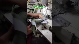 কাঞ্চা মেশিনে বেল্ট জয়েন্ট। shortsvideo fashiongarments sewing garments  sewing folder [upl. by Rudin]