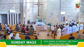 SUNDAY MASS 30TH SUNDAY IN ORDINARY TIME PRINCE OF PEACE ABBEY TIGONI [upl. by Kuth947]