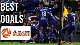 BEST ALeague Goals 201718 Season  Riley Mcgree Mierzejewski Berisha and more [upl. by Eliga]