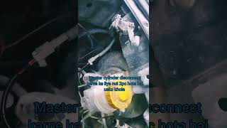 brake master cylinder disconnect  video pura dekhna dosto  mahindra  xylo model [upl. by Vallery]