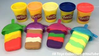 How to Make Play Doh Ice Pops with Molds Fun for Kids [upl. by Lattie406]