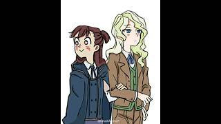 Diakko edit  16 Little Witch AcademiaYuri Diana X Akko [upl. by Atiroc]