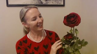 ASMR  Making a Valentines Day Wreath 2024 Soft Spoken [upl. by Myo844]