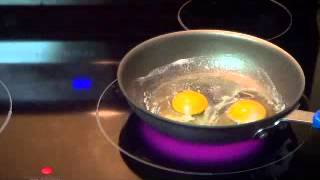 Eggs over Easy Pre Heat to 3 or Low Heat How to make Eggs over Easy with ease [upl. by Htidra374]