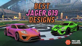 Best Jager 619 Car Designs in Rocket League [upl. by Vacuva]