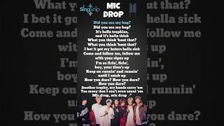 BTS  MIC DROP Steve Aoki Remix Lyrics bts btsarmy lyrics micdrop steveaoki song singsnip [upl. by Eeldivad320]