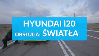 Hyundai i20  Światła  wersja krótka  jak zdać egzamin na prawo jazdy [upl. by Adiaros]