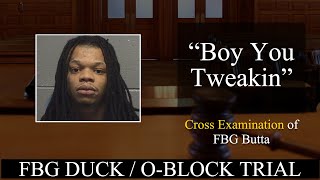 FBG Butta goes at it with defense lawyer until the very end at FBG Duck O Block trial [upl. by Stets]