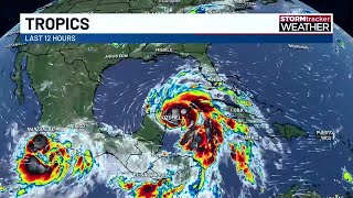 Rapid intensification of Helene expected [upl. by Hiller]