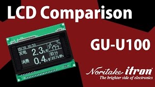 Noritake VFD Graphic LCD vs Dot matrix VFD  Demos [upl. by Sutsugua]