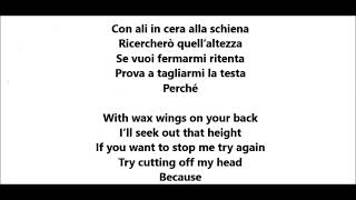 Måneskin  Zitti e buoni  Lyricsenglish translation  Italy  Eurovision 2021 [upl. by Fonzie933]