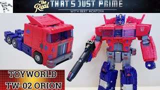 Toyworld TW 02 ORION Review quotThats Just Primequot Ep 214 [upl. by Furey807]