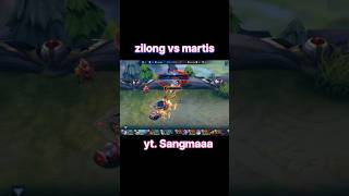 Zilong vs martis fight in mlbb mlbb shorts [upl. by Ianej]