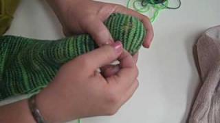 Sock Darning  Swiss Darning part 1 [upl. by Wehner522]