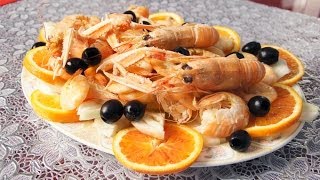 Scampi e mazzancolle o gamberi alla catalana [upl. by Bentlee]