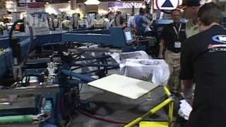 Diamondback Series  MampR Screen Printing Equipment  Automatic Textile Pre [upl. by Droffats829]