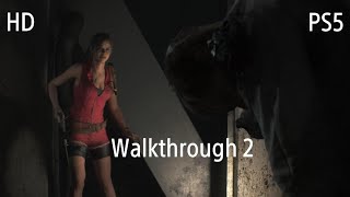 RESIDENT EVIL 2 Claire story walkthrough 2 [upl. by Gladis]