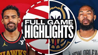 HAWKS at PELICANS FULL GAME HIGHLIGHTS  November 3 2024 [upl. by Qirat101]