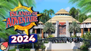 Universal Islands of Adventure RIDES amp ATTRACTIONS 2024  Universal Orlando Resort [upl. by Enavi905]