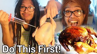 Before You Roast Chicken Air Fryer Rotisserie with a Secret Tip 💉 [upl. by Legra]