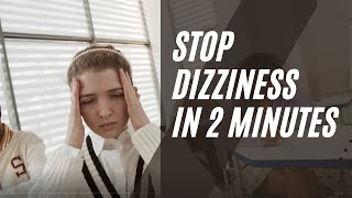 Say Goodbye To Cervicogenic Dizziness In 2 Minutes 3 Simple Exercises [upl. by Earehc]