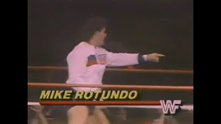 Mike Rotundo vs Iron Sheik Championship Wrestling June 22nd 1985 [upl. by Melloney]