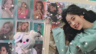 reorganizing my twice dahyun photocard collection  happy birthday dub ♡ [upl. by Nivalc]