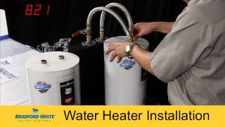 Maintenance Mania® Training Video  Bradford White Water Heater Installation [upl. by Tiffie]