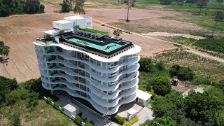 Aerial Condo Tour Bang Saray Thailand [upl. by Seiden323]