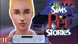 Arrested AT THE DOG SHOW 👮‍♂️  The Sims Pet Stories  CH 11 [upl. by Ydnil]