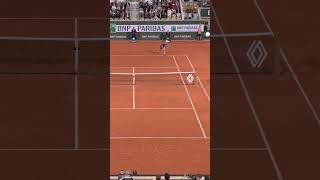 Novak Djokovic Paris Oympics Perfect Shot [upl. by Dominus]