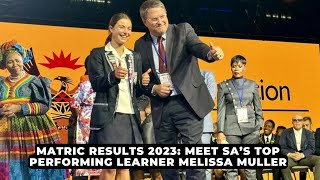 Matric results 2023 Meet SA’s top performing learner Melissa Muller  NEWS IN A MINUTE [upl. by Poree496]