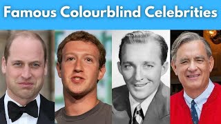 Celebrities You Didnt Know Were Color Blind  Famous Color Blind People [upl. by Yhtamit]