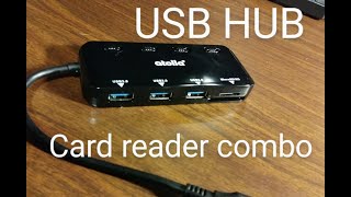 Atolla USB 30 Hub  Card reader combo Unboxing and quick demo [upl. by Harac]