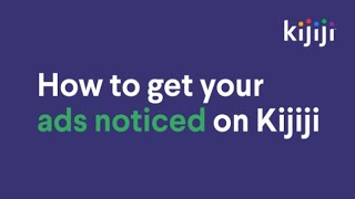 How to get your ads noticed on Kijiji  Tips to make and save money from home [upl. by Ardelis291]